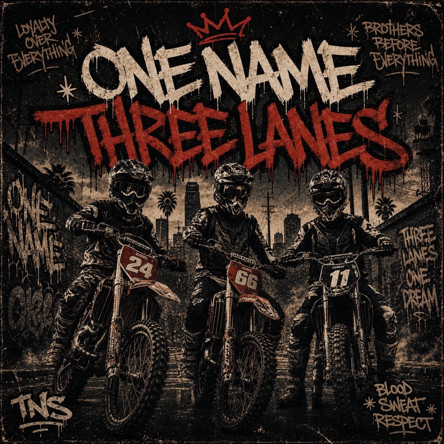 One Name Three Lanes — cover art by Omes