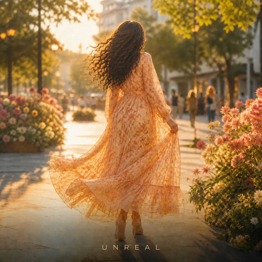 Unreal — cover art by Omes
